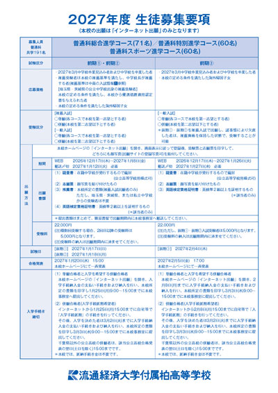募集要項